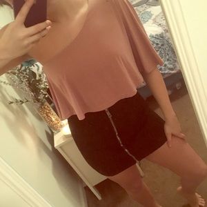 A one should elegant pink top. New with tags.